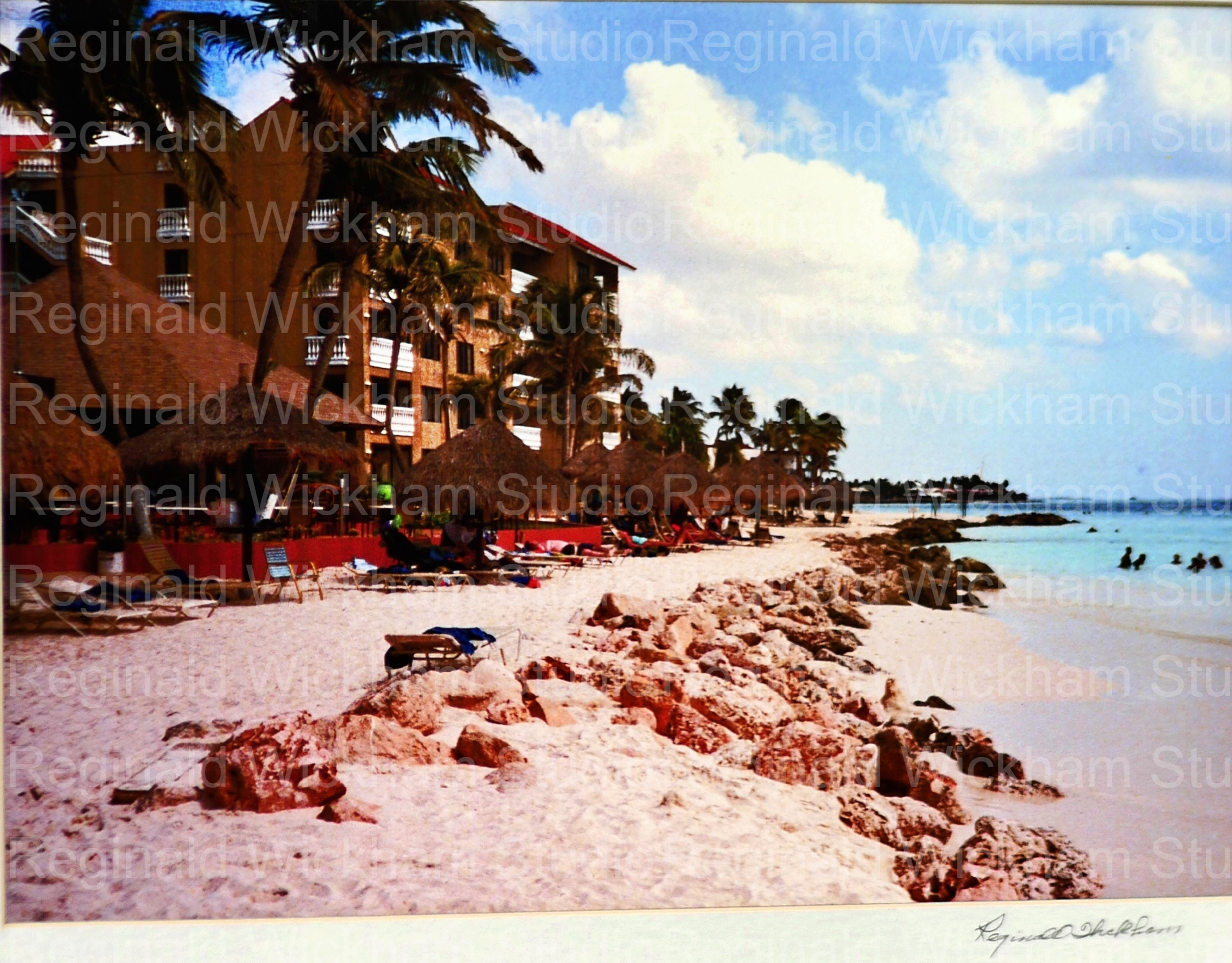 Photo Of Hotel Building from taken from the beach